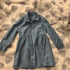 Vineyard vines chambray tank dress.  Girls size x-small 5-6